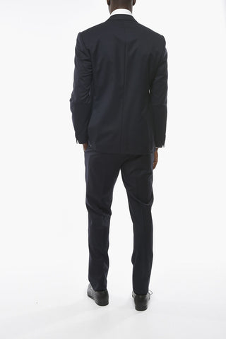 17,25 micron Virgin-wool ACADEMY Suit with Notch Lapel