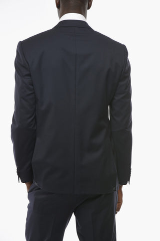 17,25 micron Virgin-wool ACADEMY Suit with Notch Lapel