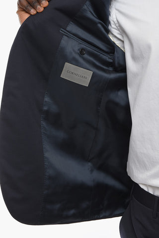 17,25 micron Virgin-wool ACADEMY Suit with Notch Lapel