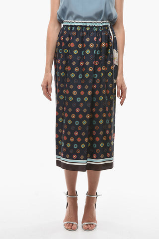 Longuette Svasata GIANNA in Seta con Coulisse