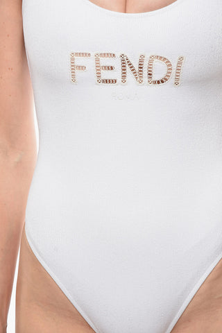 Costume da Bagno Intero con Dettaglio Traforato