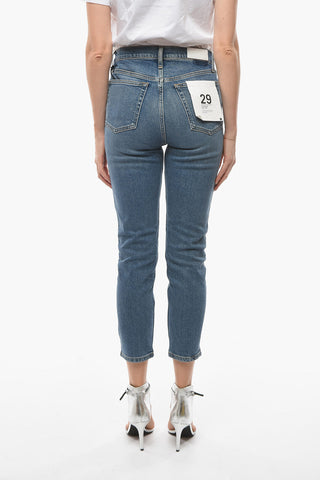 High Waist Slim Fit Jeans 14.5cm