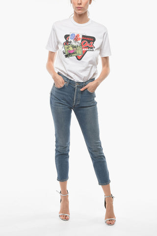 High Waist Slim Fit Jeans 14.5cm
