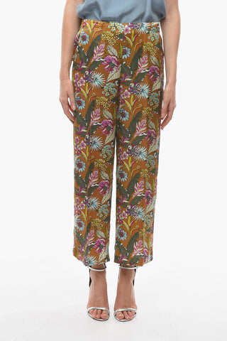 Pantaloni Flare PAGE in Satin di Viscosa
