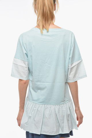 Long TRIX T-shirt with Flared Detail