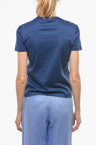 T-shirt Girocollo a Tinta unita