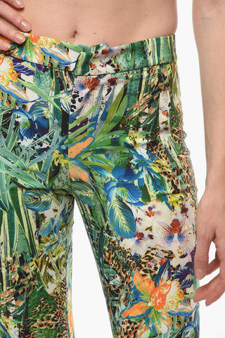Multi Patterned Slim Ft Pants