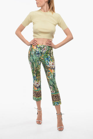 Multi Patterned Slim Ft Pants