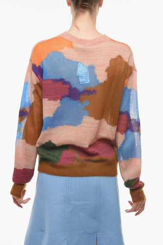 Maglia Girocollo in Misto Mohair