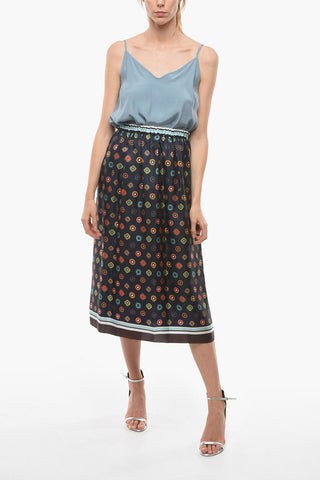 Top TONYA in Seta con Scollo a V