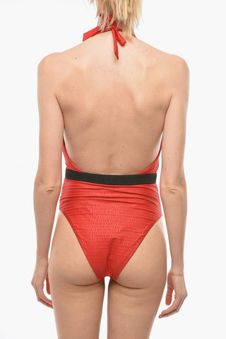 Deep Neckline Swimsuit