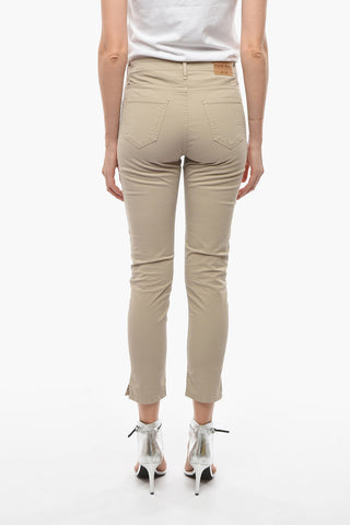 PENN-RICH Pantaloni Capri a 5 Tasche in Cotone Stretch