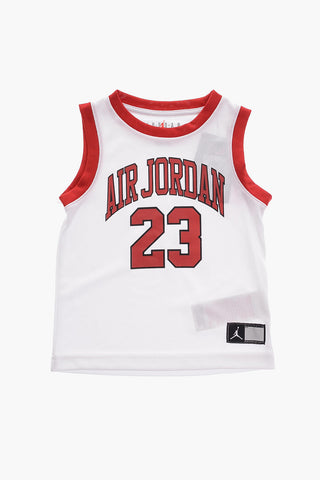 AIR JORDAN Set Canotta Girocollo e Shorts con Logo Stampato