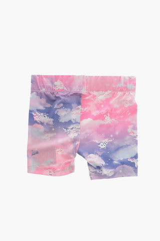 ALL STAR CHUCK TAYLOR Set T-Shirt Girocollo con Logo in Rilievo e Shorts Effetto Tie-Dye