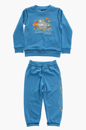 ALL STAR Set Joggers e Felpa Girocollo Stampati