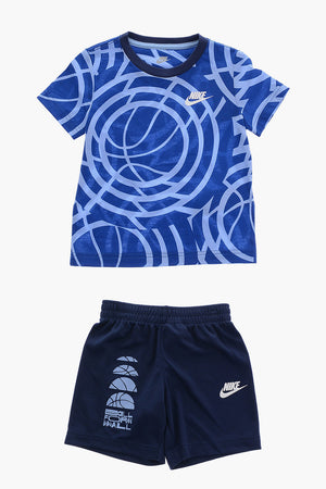 Set Bedrucktes T-Shirt Und Shorts