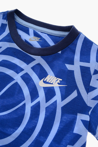 Printed T-Shirt And Shorts Set