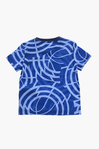 Printed T-Shirt And Shorts Set