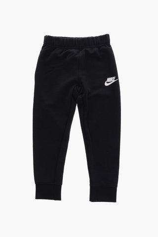 Crew-neck Sweatshirt and Joggers Set with Printed Logo