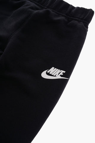 Crew-neck Sweatshirt and Joggers Set with Printed Logo