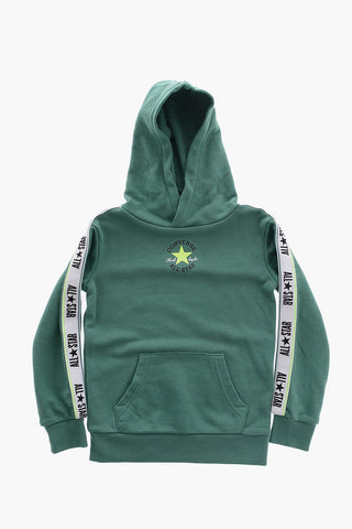 ALL STAR CHUCK TAYLOR Set Felpa Hoodie e Joggers in Tinta Unita con Banda Laterale Logata