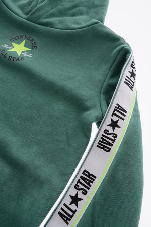 ALL STAR CHUCK TAYLOR Solid-Color Hoodie and Joggers Set with Branded Side Stripe