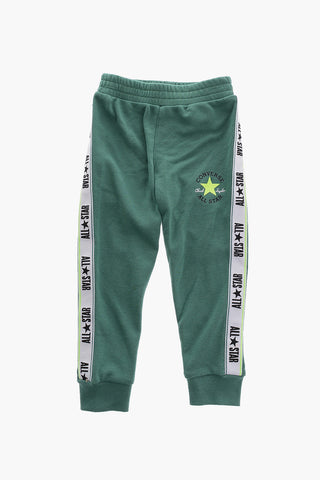 ALL STAR CHUCK TAYLOR Set Felpa Hoodie e Joggers in Tinta Unita con Banda Laterale Logata