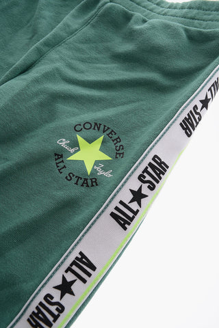 ALL STAR CHUCK TAYLOR Set Felpa Hoodie e Joggers in Tinta Unita con Banda Laterale Logata