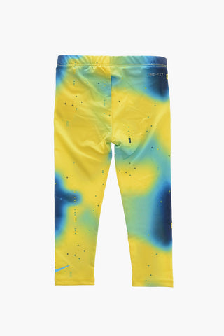 Set T-Shirt Girocollo e Leggings Effetto Tie-Dye