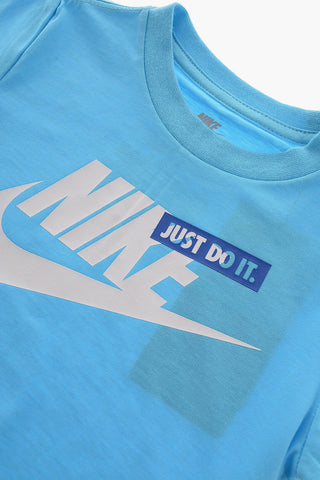 Fleeced-Cotton Shorts and Crew-Neck T-shirt Set