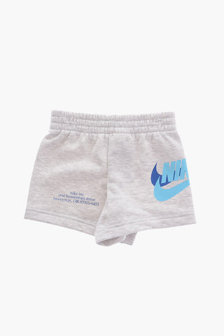 Fleeced-Cotton Shorts and Crew-Neck T-shirt Set