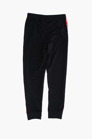 AIR JORDAN Solid Color Sweatshirt and Joggers Set with Logoed Side Band