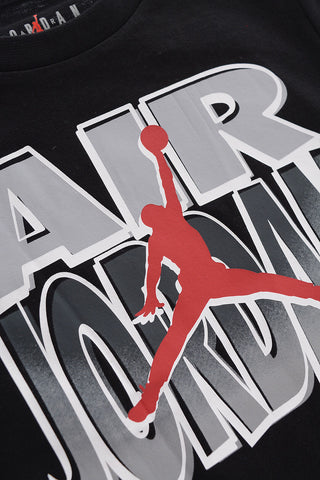 AIR JORDAN Mesh Shorts and Printed Crew-Neck T-shirt Set