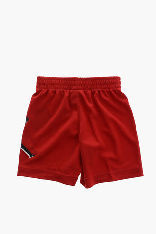 AIR JORDAN Mesh Shorts and Printed Crew-Neck T-shirt Set