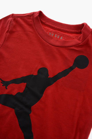 AIR JORDAN Set T-Shirt e Shorts con Logo Stampato