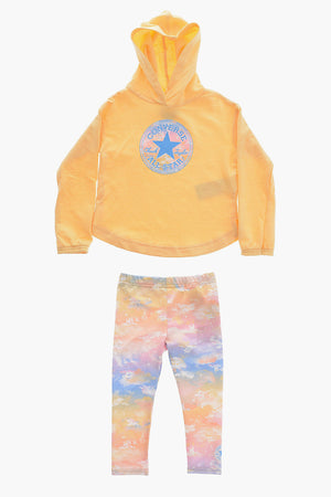 ALL STAR CHUCK TAYLOR Set Sweatshirt and Leggings with Tie-Dye Effect