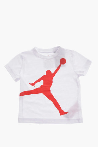 Cotton Blend T-Shirt and Shorts Set with Printed Logo