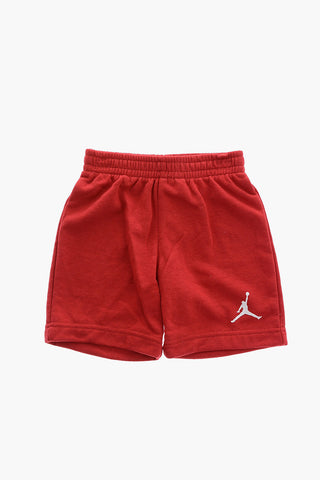 Cotton Blend T-Shirt and Shorts Set with Printed Logo