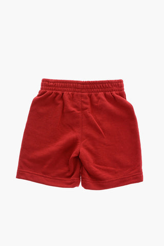Cotton Blend T-Shirt and Shorts Set with Printed Logo