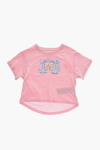 ALL STAR CHUCK TAYLOR Set T-shirt con Logo in Rilievo e Shorts Effetto Tie Dye