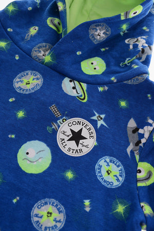 ALL STAR CHUCK TAYLOR Hoodie and Joggers Set with All-Over Logo