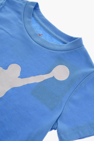 AIR JORDAN Drawstring Waist Shorts and Crew-Neck T-shirt Set