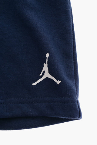 AIR JORDAN Drawstring Waist Shorts and Crew-Neck T-shirt Set