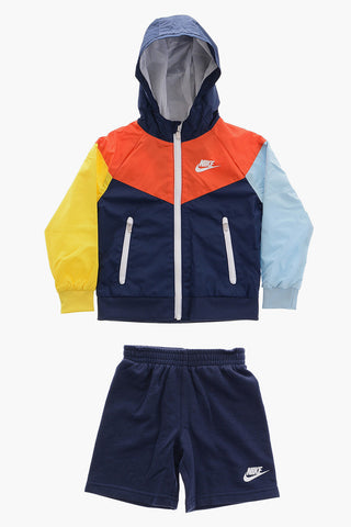 Lightweight Windbreaker Jacket and Shorts Set
