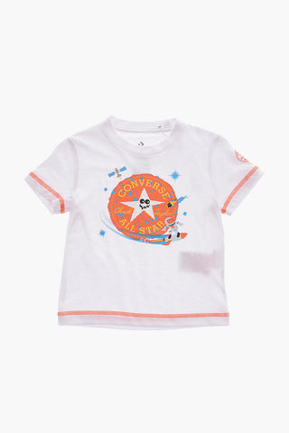 ALL STAR CHUCK TAYLOR Crewneck T-Shirt and Shorts Set with All-Over Print