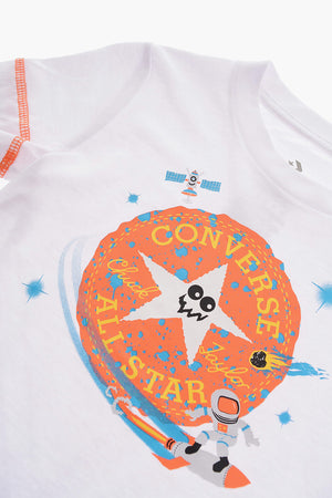ALL STAR CHUCK TAYLOR Crewneck T-Shirt and Shorts Set with All-Over Print