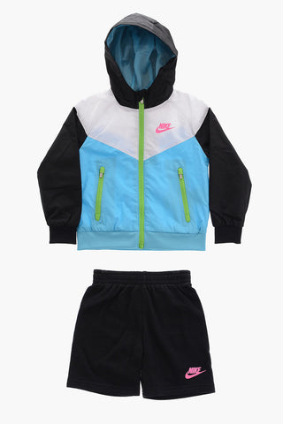 Lightweight Windbreaker Jacket and Shorts Set