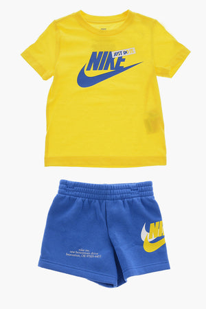 Set T-Shirt und Shorts aus angerauter Baumwolle