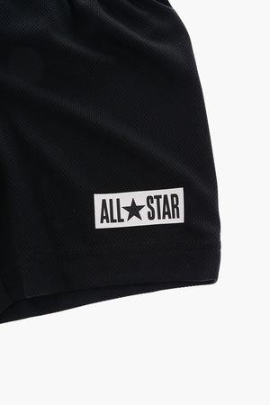 ALL STAR CHUCK TAYLOR T-Shirt with All-Over Logo and Mesh Shorts