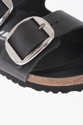 Leather ARIZONA Sandals with Double Buckle